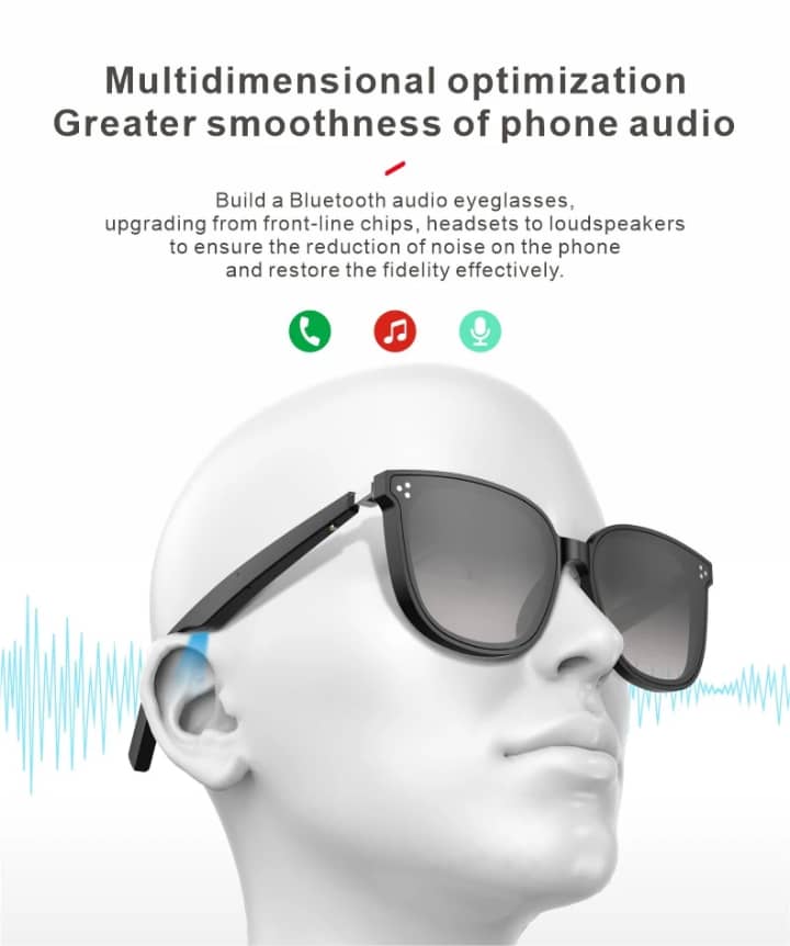 Lunettes Connectées avec Traduction Automatique 🤖🌐 – Idéal Voyageurs, Étudiants & Pros