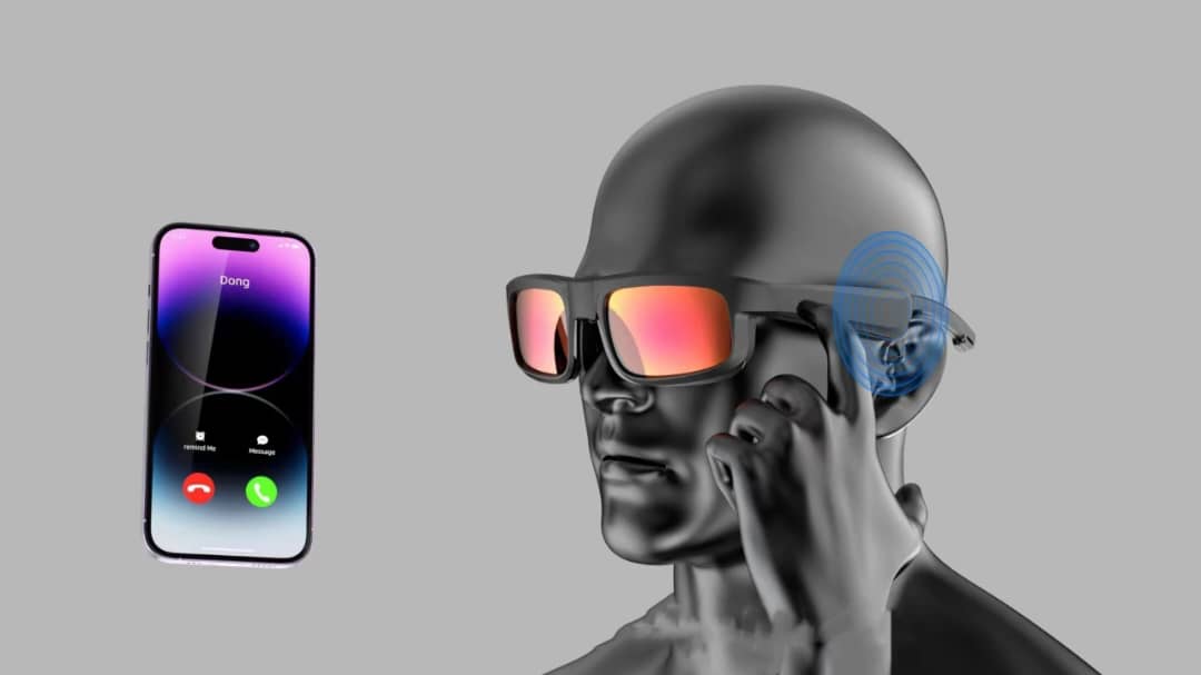 Lunettes Connectées avec Traduction Automatique 🤖🌐 – Idéal Voyageurs, Étudiants & Pros